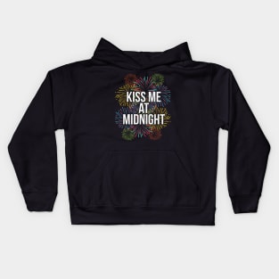 Kiss Me At Midnight Happy New Years Eve Kids Hoodie